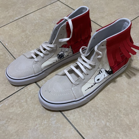 Vans Peanuts Snoopy sneakers sz 9 - Picture 2 of 4